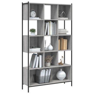 vidaXL Βιβλιοθήκη Γκρι Sonoma 102x28x172cm από Επεξεργασμένο Ξύλο 1 τεμ.