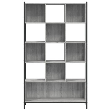vidaXL Βιβλιοθήκη Γκρι Sonoma 102x28x172cm από Επεξεργασμένο Ξύλο 1 τεμ.