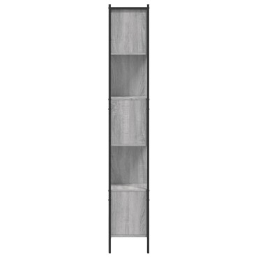 vidaXL Βιβλιοθήκη Γκρι Sonoma 102x28x172cm από Επεξεργασμένο Ξύλο 1 τεμ.