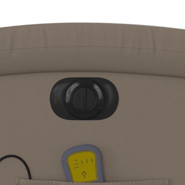 vidaXL Πολυθρόνα Μασάζ Ανακλινόμενη με Ανύψωση Συνθ. Δέρμα 71x86,5x99,5cm 1 τεμ.