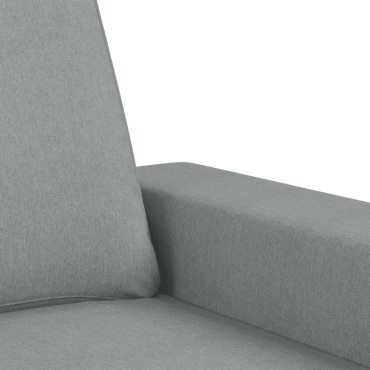 vidaXL Πολυθρόνα Ανοιχτό Γκρι Υφασμάτινη 94x77x80cm 1 τεμ. Γωνιακός