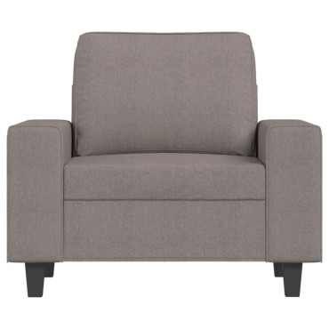vidaXL Πολυθρόνα Taupe Υφασμάτινη 94x77x80cm 1 τεμ. Γωνιακός