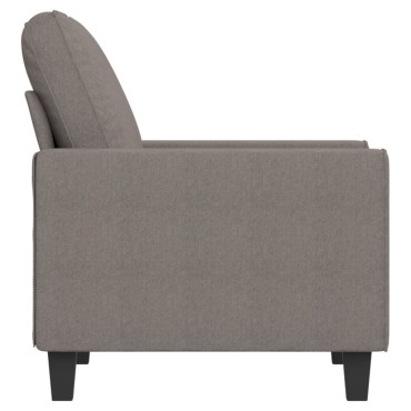 vidaXL Πολυθρόνα Taupe Υφασμάτινη 94x77x80cm 1 τεμ. Γωνιακός