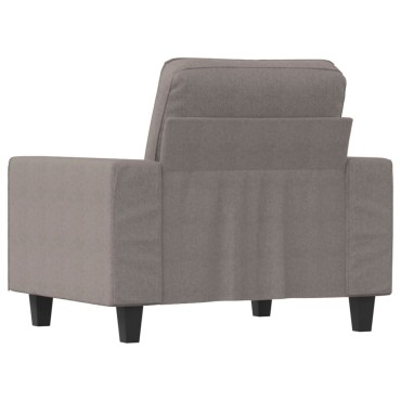 vidaXL Πολυθρόνα Taupe Υφασμάτινη 94x77x80cm 1 τεμ. Γωνιακός
