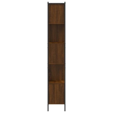 vidaXL Βιβλιοθήκη Καφέ Δρυς 72x28x172cm από Επεξεργασμένο Ξύλο 1 τεμ.