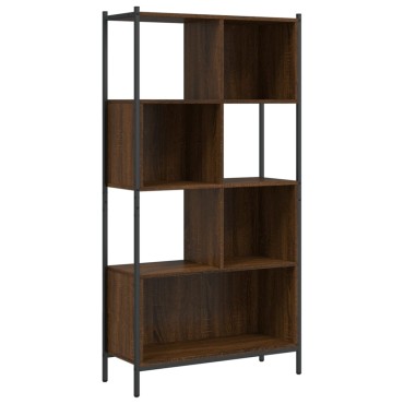 vidaXL Βιβλιοθήκη Καφέ Δρυς 72x28x172cm από Επεξεργασμένο Ξύλο 1 τεμ.