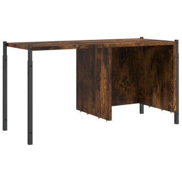 vidaXL Βιβλιοθήκη Καπνιστή Δρυς 72x28x172cm από Επεξεργασμένο Ξύλο 1 τεμ.