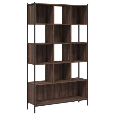 vidaXL Βιβλιοθήκη Καφέ Δρυς 102x28x172cm από Επεξεργασμένο Ξύλο 1 τεμ.