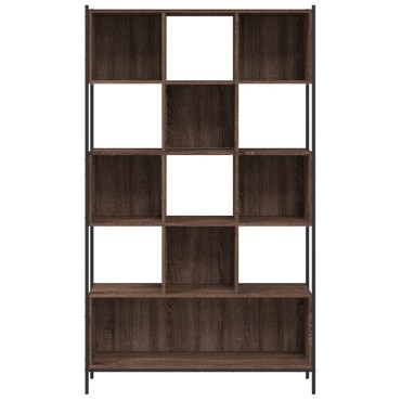 vidaXL Βιβλιοθήκη Καφέ Δρυς 102x28x172cm από Επεξεργασμένο Ξύλο 1 τεμ.