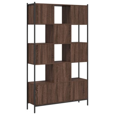vidaXL Βιβλιοθήκη Καφέ Δρυς 102x28x172cm από Επεξεργασμένο Ξύλο 1 τεμ.