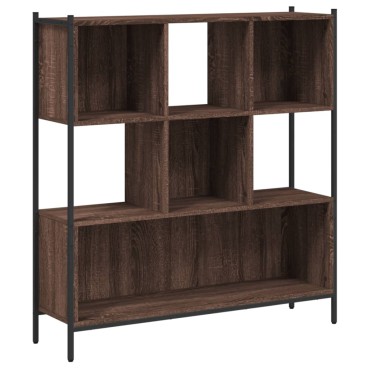vidaXL Βιβλιοθήκη Καφέ Δρυς 102x28x172cm από Επεξεργασμένο Ξύλο 1 τεμ.