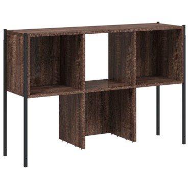 vidaXL Βιβλιοθήκη Καφέ Δρυς 102x28x172cm από Επεξεργασμένο Ξύλο 1 τεμ.