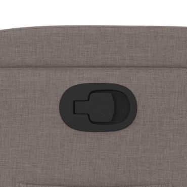 vidaXL Πολυθρόνα Ανακλινόμενη με Ανύψωση Χρώμα Taupe Υφασμάτινη 1 τεμ.