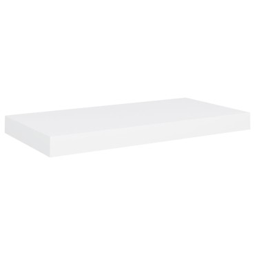 vidaXL Ράφι Τοίχου Άσπρο 50x23x3,8cm από MDF 1 τεμ.