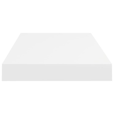 vidaXL Ράφι Τοίχου Άσπρο 50x23x3,8cm από MDF 1 τεμ.