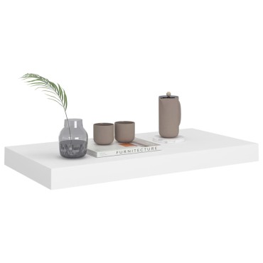 vidaXL Ράφια Τοίχου 4 τεμ. Λευκά 50x23x3,8cm MDF