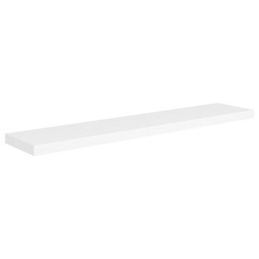vidaXL Ράφια Τοίχου 2 τεμ. Άσπρα 120x23,5x3,8cm MDF