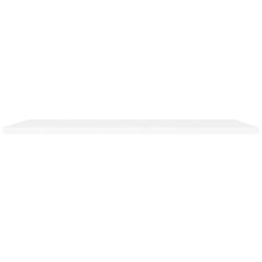 vidaXL Ράφια Τοίχου 2 τεμ. Άσπρα 120x23,5x3,8cm MDF