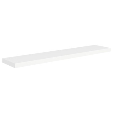 vidaXL Ράφια Τοίχου 4 τεμ. Άσπρα 120x23,5x3,8cm MDF
