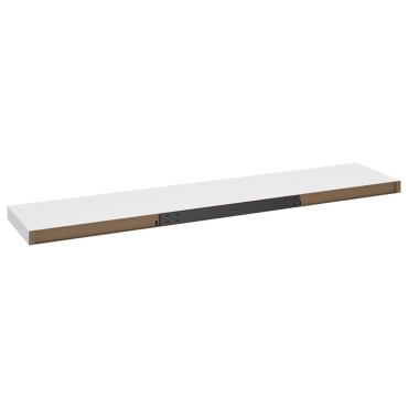 vidaXL Ράφια Τοίχου 4 τεμ. Άσπρα 120x23,5x3,8cm MDF