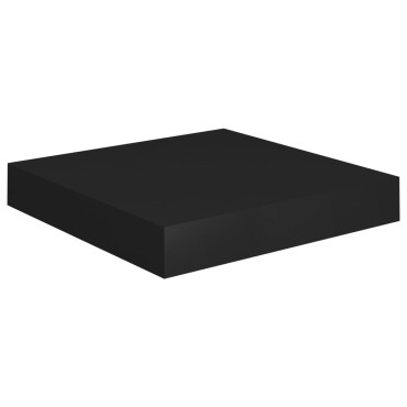 vidaXL Ράφι Τοίχου Μαύρο 23x23,5x3,8cm MDF 1 τεμ.
