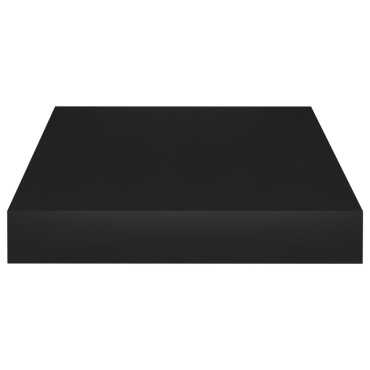 vidaXL Ράφι Τοίχου Μαύρο 23x23,5x3,8cm MDF 1 τεμ.