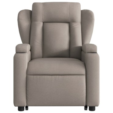 vidaXL Πολυθρόνα Ηλεκτρική Ανακλ.Taupe Υφασμάτινη 77x94,5x100cm 1 τεμ.