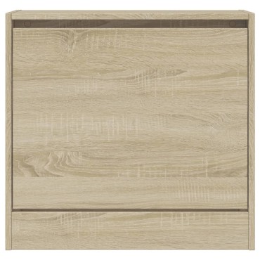 vidaXL Παπουτσοθήκη Sonoma Δρυς 60x21x57cm από Επεξεργασμένο Ξύλο
