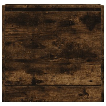 vidaXL Παπουτσοθήκη Καπνιστή Δρυς 60x21x57cm από Επεξεργασμένο Ξύλο