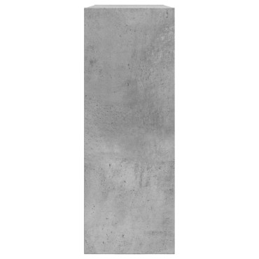 vidaXL Παπουτσοθήκη Γκρι Σκυροδέματος 80x21x57cm Επεξεργασμένο Ξύλο