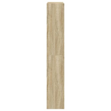 vidaXL Παπουτσοθήκη Sonoma Δρυς 80x21x125,5cm από Επεξεργασμένο Ξύλο