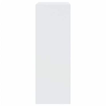 vidaXL Παπουτσοθήκη Λευκή 60x34x96,5cm από Επεξεργασμένο Ξύλο