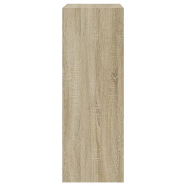 vidaXL Παπουτσοθήκη Sonoma Δρυς 60x34x96,5cm από Επεξεργασμένο Ξύλο