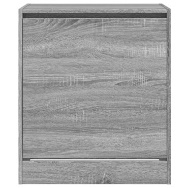 vidaXL Παπουτσοθήκη Γκρι Sonoma 60x42x69cm από Επεξεργ. Ξύλο