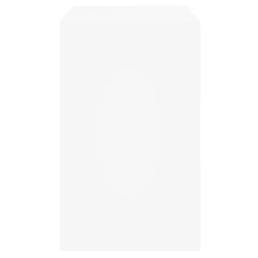 vidaXL Παπουτσοθήκη Λευκή 80x42x69cm από Επεξεργασμένο Ξύλο