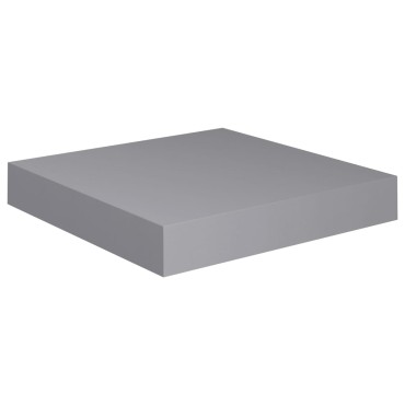 vidaXL Ράφι Τοίχου Γκρι 23x23,5x3,8cm από MDF 1 τεμ.