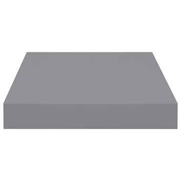 vidaXL Ράφι Τοίχου Γκρι 23x23,5x3,8cm από MDF 1 τεμ.