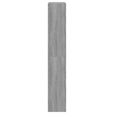 vidaXL Παπουτσοθήκη Γκρι Sonoma 60x21x125,5cm από Επεξεργ. Ξύλο