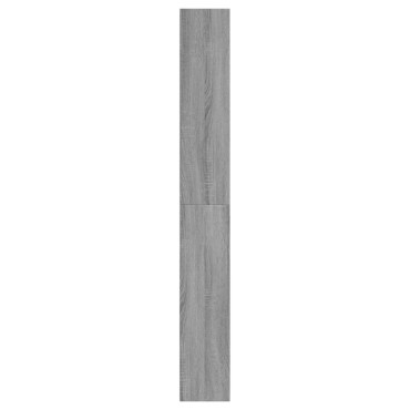 vidaXL Παπουτσοθήκη Γκρι Sonoma 60x21x163,5cm από Επεξεργ. Ξύλο