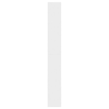 vidaXL Παπουτσοθήκη Λευκή 60x21x163,5cm από Επεξεργασμένο Ξύλο