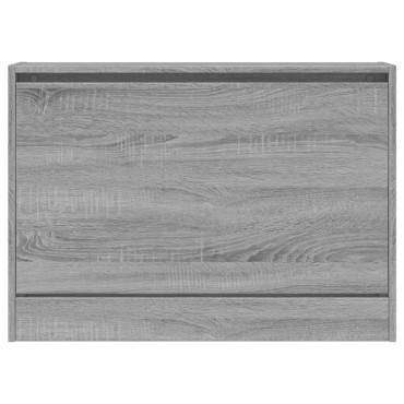 vidaXL Παπουτσοθήκη Γκρι Sonoma 80x21x57cm από Επεξεργ. Ξύλο