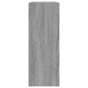 vidaXL Παπουτσοθήκη Γκρι Sonoma 80x21x57cm από Επεξεργ. Ξύλο
