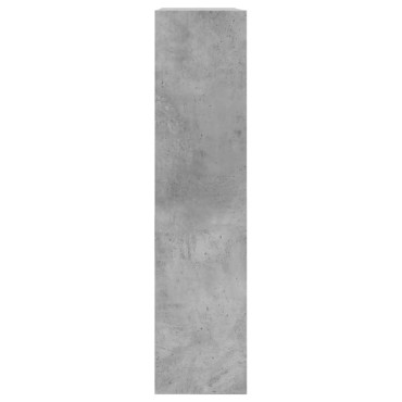 vidaXL Παπουτσοθήκη Γκρι Σκυροδέματος 80x21x87,5cm Επεξεργασμένο Ξύλο