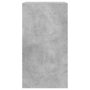 vidaXL Παπουτσοθήκη Γκρι Σκυροδέματος 60x34x63,5cm Επεξεργασμένο Ξύλο