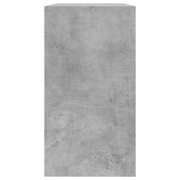 vidaXL Παπουτσοθήκη Γκρι Σκυροδέματος 80x34x63cm Επεξεργασμένο Ξύλο
