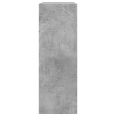 vidaXL Παπουτσοθήκη Γκρι Σκυροδέματος 80x34x96,5cm Επεξεργασμένο Ξύλο