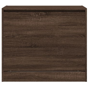 vidaXL Παπουτσοθήκη Καφέ Δρυς 80x42x69cm από Επεξεργασμένο Ξύλο