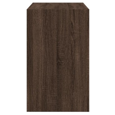 vidaXL Παπουτσοθήκη Καφέ Δρυς 80x42x69cm από Επεξεργασμένο Ξύλο