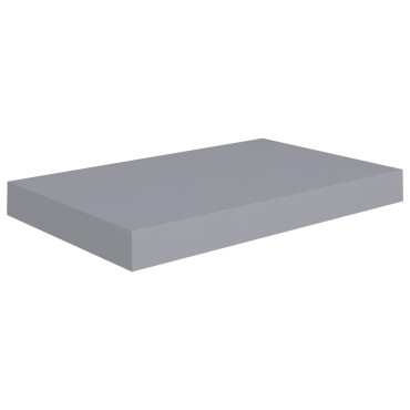 vidaXL Ράφι Τοίχου Γκρι 40x23x3,8cm MDF 1 τεμ.
