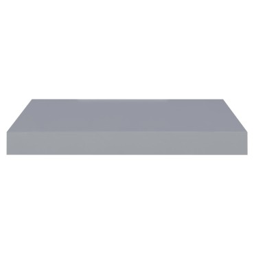 vidaXL Ράφι Τοίχου Γκρι 40x23x3,8cm MDF 1 τεμ.